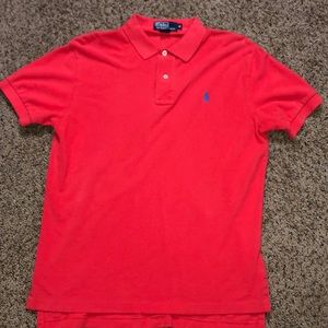 Red Polo shirt